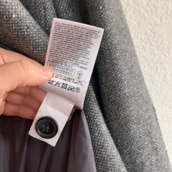 NWOT Banana Republic | Jacket tweed grey and white - Picture 12 of 13